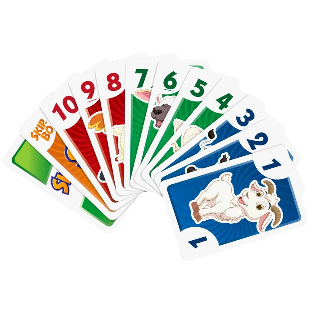 Mattel Games Skip-Bo Junior 5 Mattel Games Skip-Bo Junior - Afbeelding 3