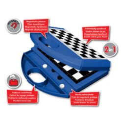 Jumbo Schaken & Dammen Reisspel -Speelgoed Promotie 1222408 002