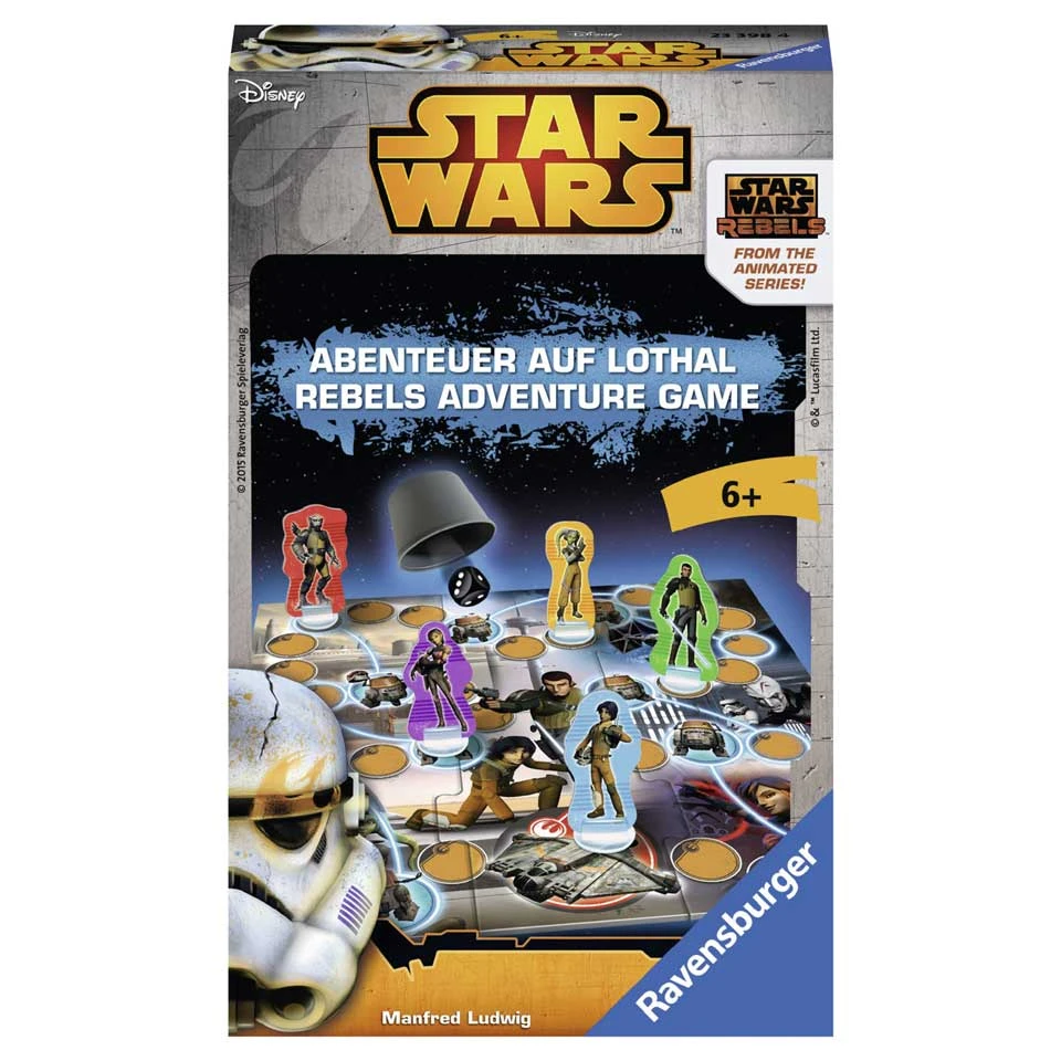 Ravensburger Star Wars Rebels Adventure Dobbelspel 4 Ravensburger Star Wars Rebels Adventure Dobbelspel - Afbeelding 2