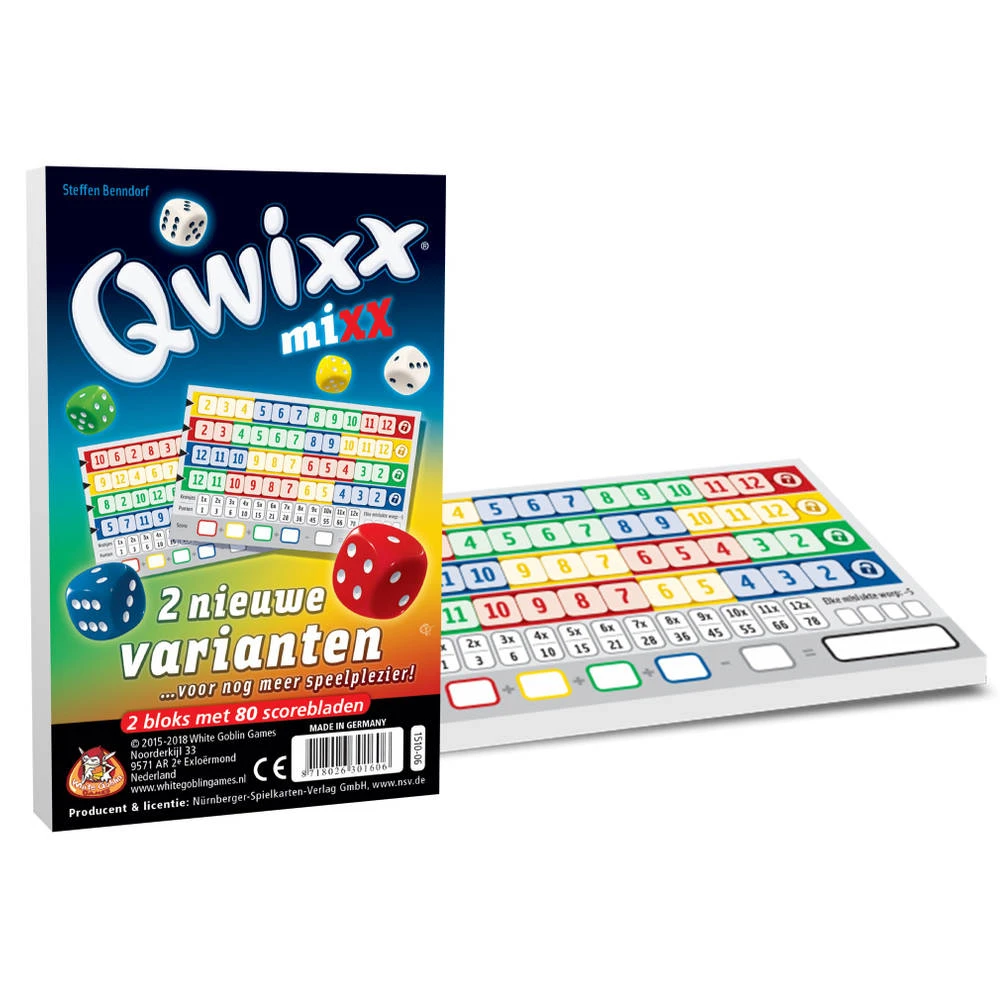 Qwixx Mixx Spel 3 Qwixx Mixx Spel