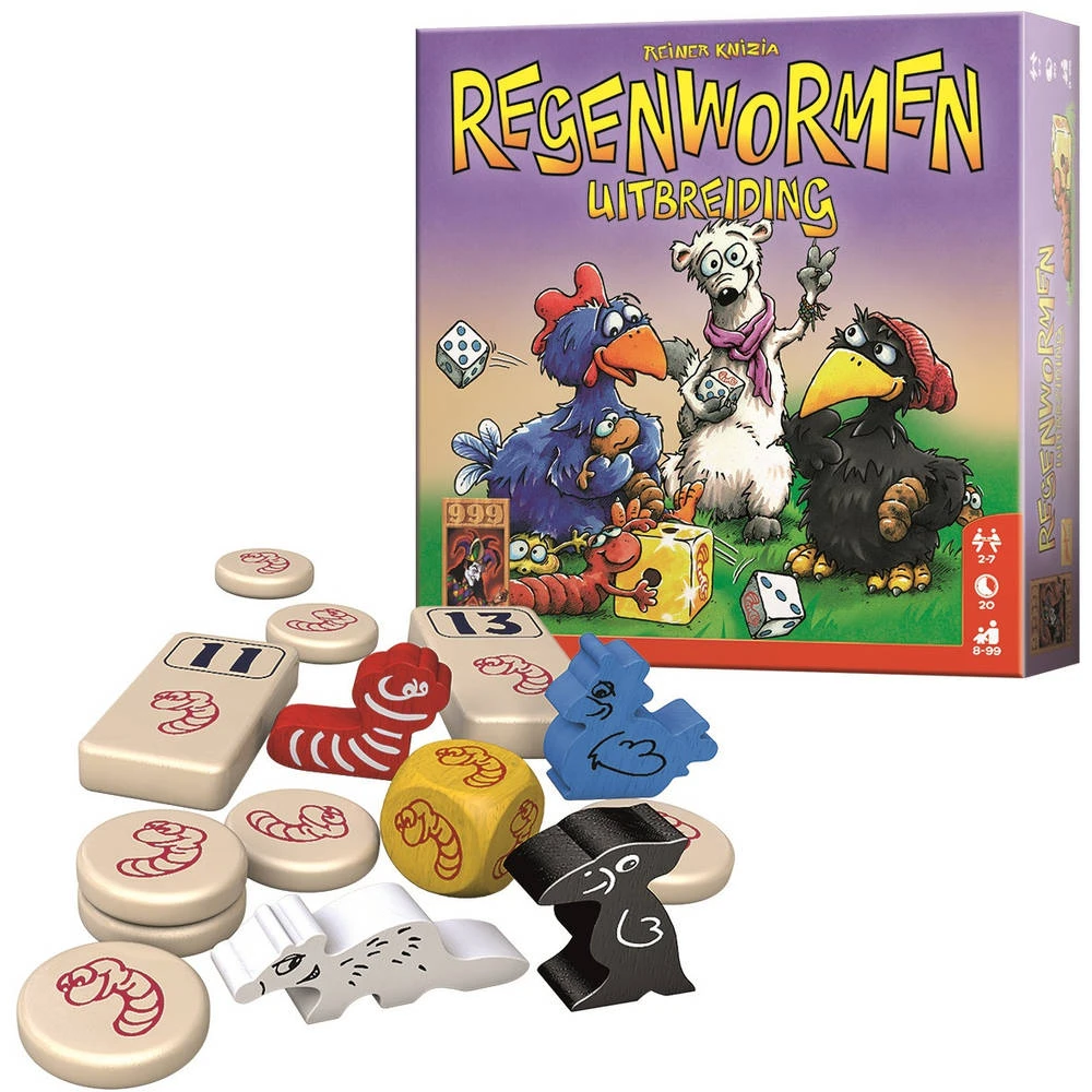 999 Games Regenwormen Uitbreiding 3 999 Games Regenwormen Uitbreiding