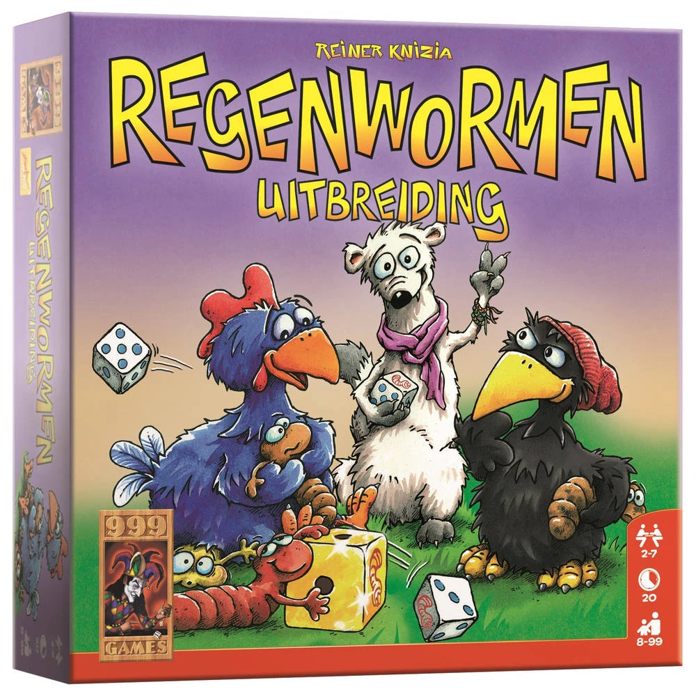 999 Games Regenwormen Uitbreiding 4 999 Games Regenwormen Uitbreiding - Afbeelding 2