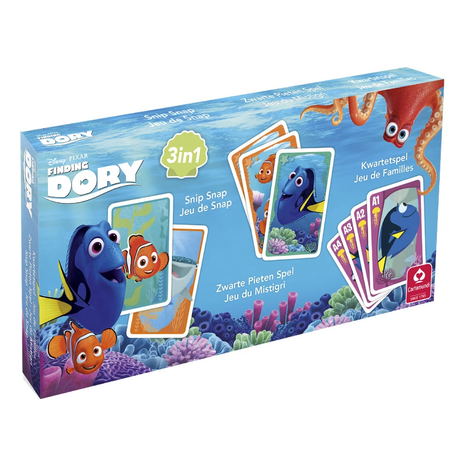 No Brand Disney Finding Dory 3-in-1 Kaartspel 3 No Brand Disney Finding Dory 3-in-1 Kaartspel