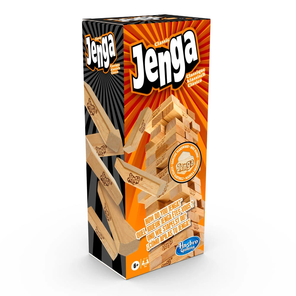 Hasbro Gaming Jenga Classic 4 Hasbro Gaming Jenga Classic - Afbeelding 2