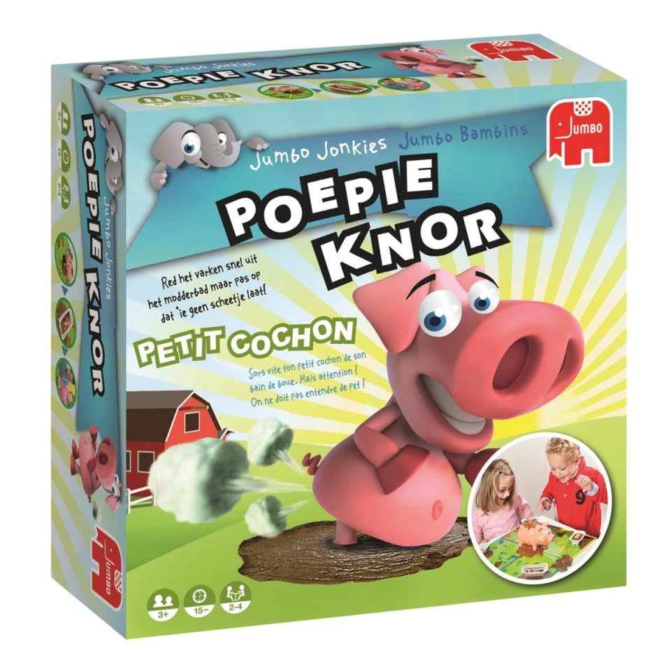 Jumbo Poepie Knor Gezelschapsspel 3 Jumbo Poepie Knor Gezelschapsspel