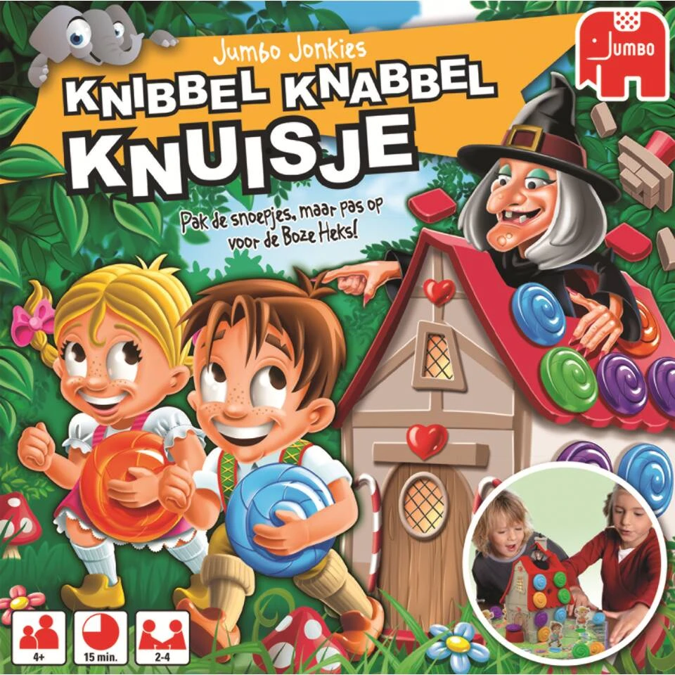 Jumbo Knibbel Knabbel Knuisje Bordspel 5 Jumbo Knibbel Knabbel Knuisje Bordspel - Afbeelding 3