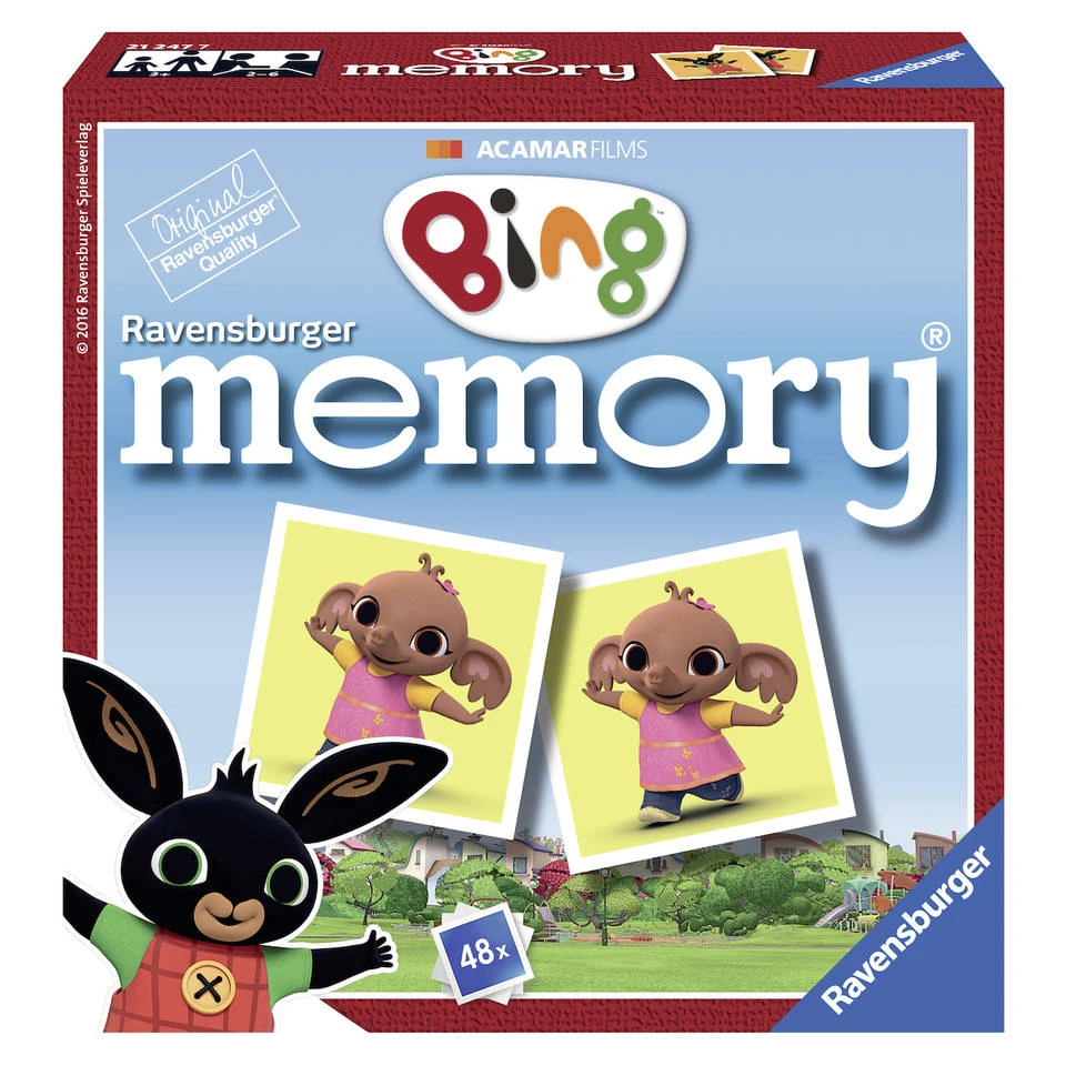 Ravensburger Bing Bunny Mini Memoryspel 4 Ravensburger Bing Bunny Mini Memoryspel - Afbeelding 2
