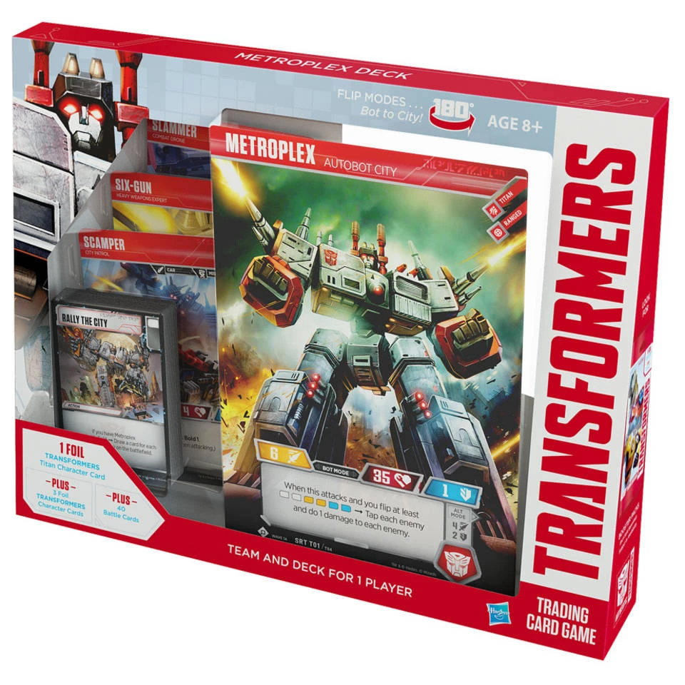 ASMODEE Transformers TCG Metroplex Deck 3 ASMODEE Transformers TCG Metroplex Deck