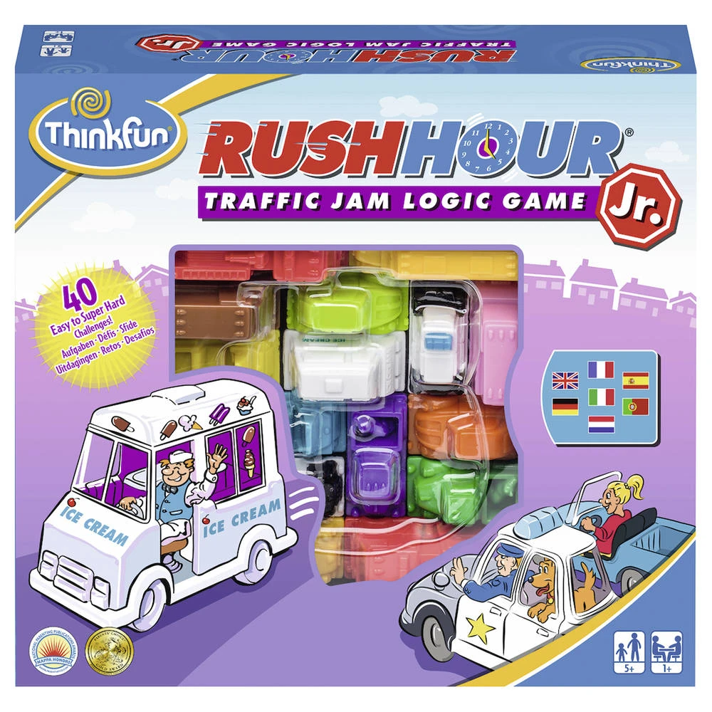 Ravensburger ThinkFun Rush Hour Junior 4 Ravensburger ThinkFun Rush Hour Junior - Afbeelding 2