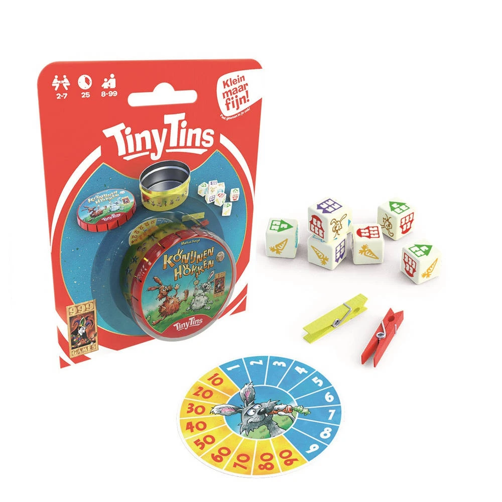 999 Games Tiny Tins: Konijnen Hokken 3 999 Games Tiny Tins: Konijnen Hokken
