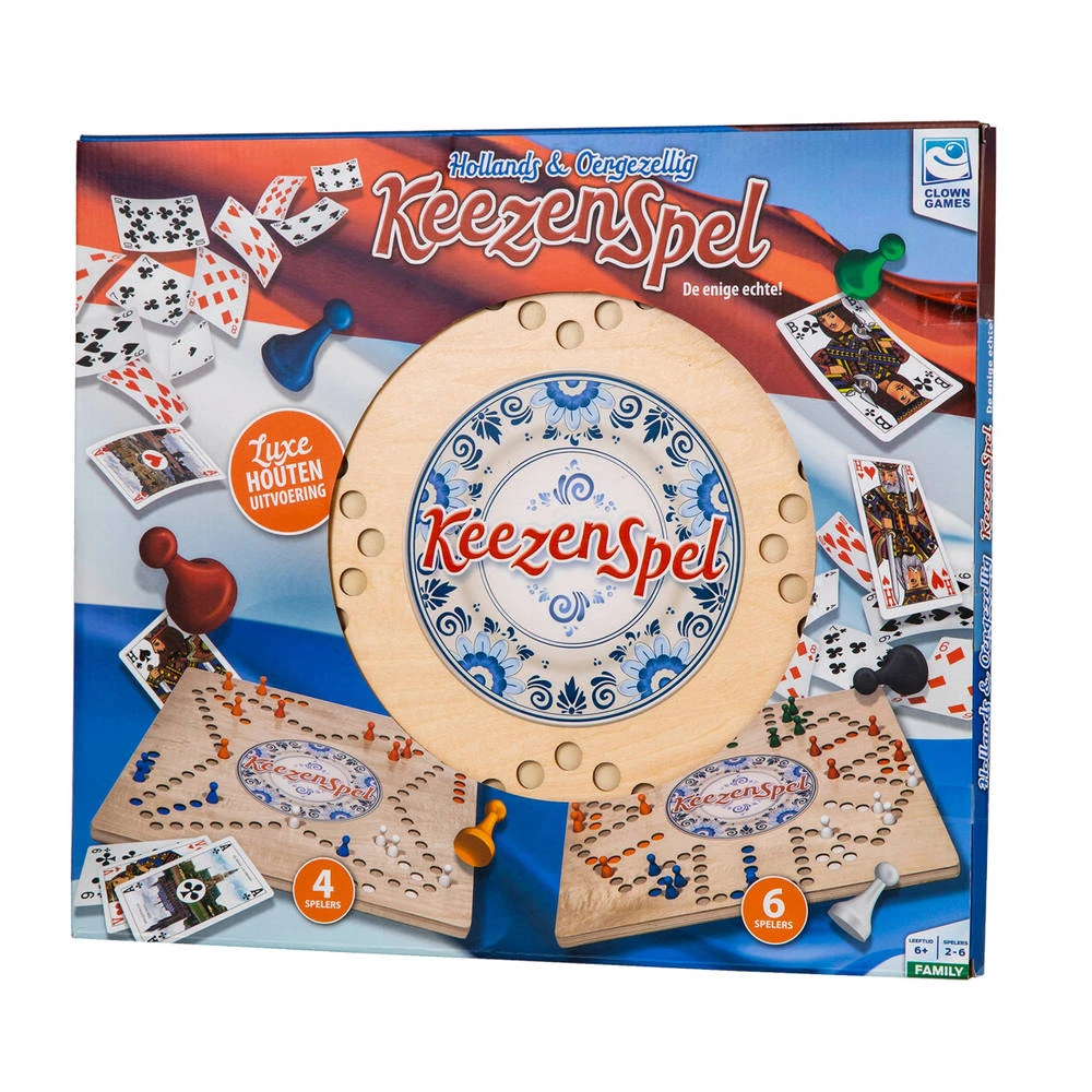 Keezenspel Luxe Houten Uitvoering 4 Keezenspel Luxe Houten Uitvoering - Afbeelding 2