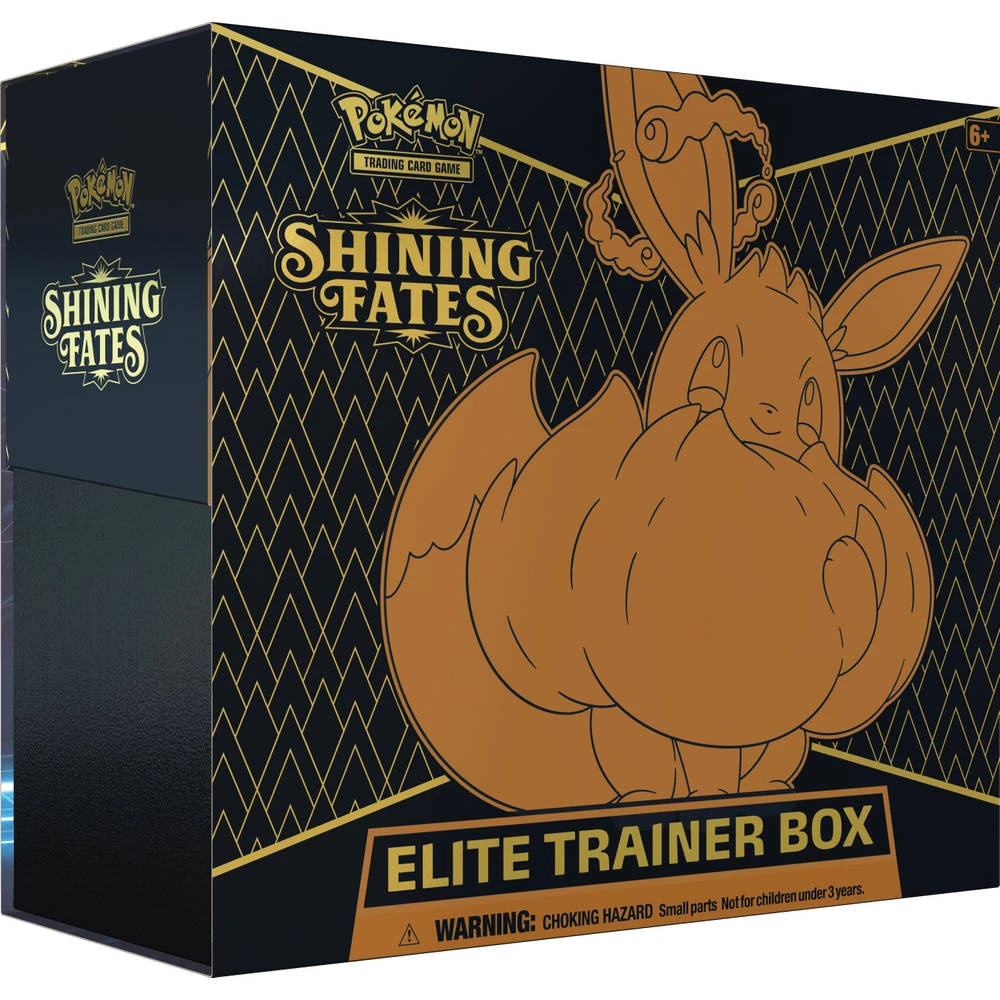 ASMODEE Pokémon Trading Card Game Shining Fates Elite Trainer Box 3 ASMODEE Pokémon Trading Card Game Shining Fates Elite Trainer Box