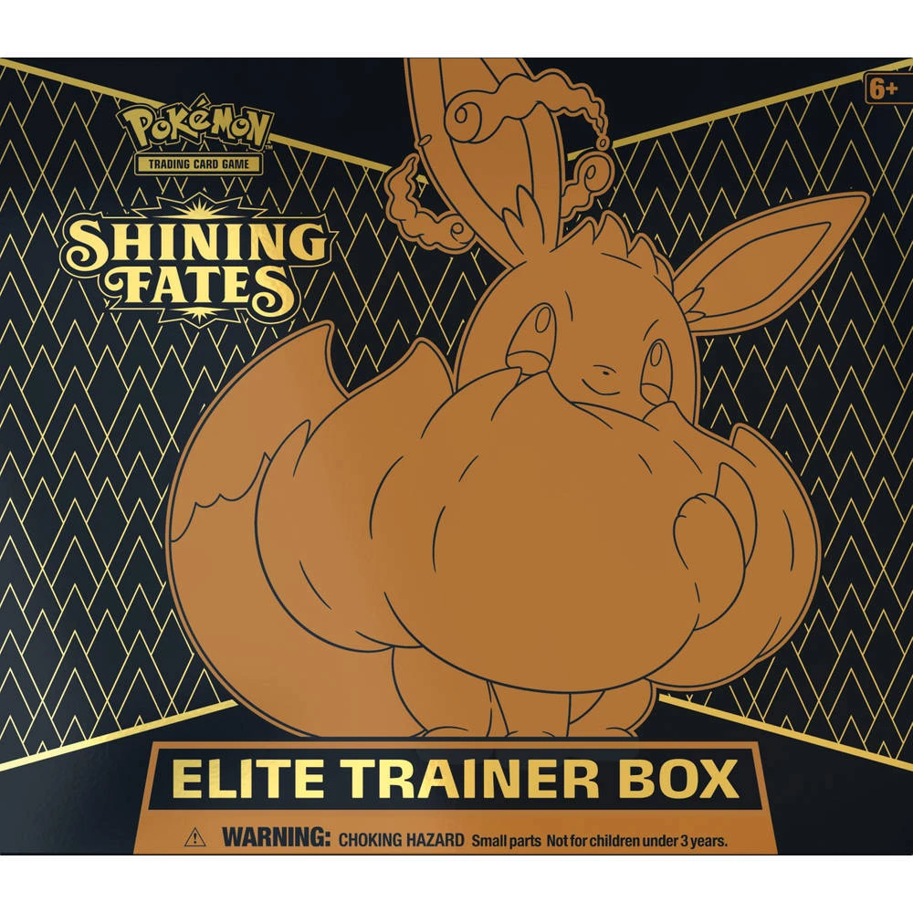 ASMODEE Pokémon Trading Card Game Shining Fates Elite Trainer Box 4 ASMODEE Pokémon Trading Card Game Shining Fates Elite Trainer Box - Afbeelding 2