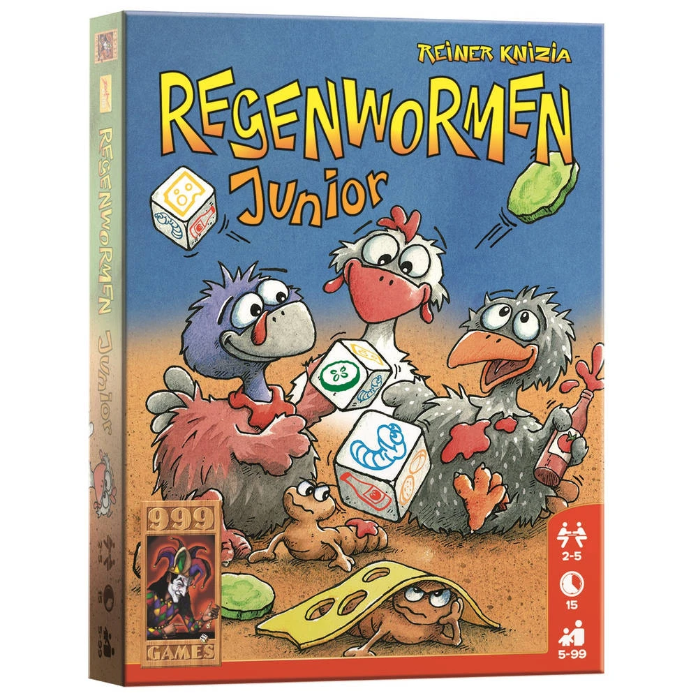 999 Games Regenwormen Junior (A13) 4 999 Games Regenwormen Junior (A13) - Afbeelding 2