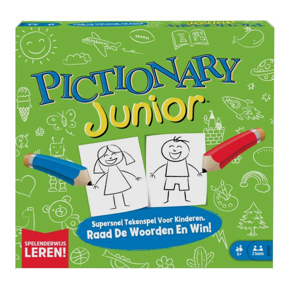 Mattel Games Pictionary Junior 3 Mattel Games Pictionary Junior