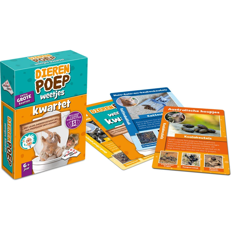 Identity Games Dierenpoep Weetjes Kwartet 3 Identity Games Dierenpoep Weetjes Kwartet