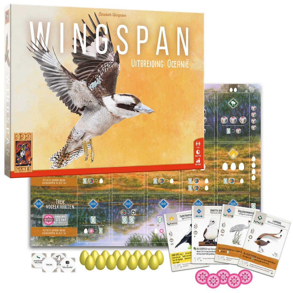 999 Games Wingspan Uitbreiding: Oceanië 3 999 Games Wingspan Uitbreiding: Oceanië
