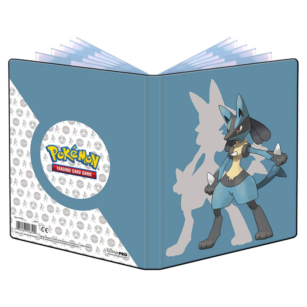 ASMODEE Pokémon TCG Lucario 4-pocket Portfolio 3 ASMODEE Pokémon TCG Lucario 4-pocket Portfolio