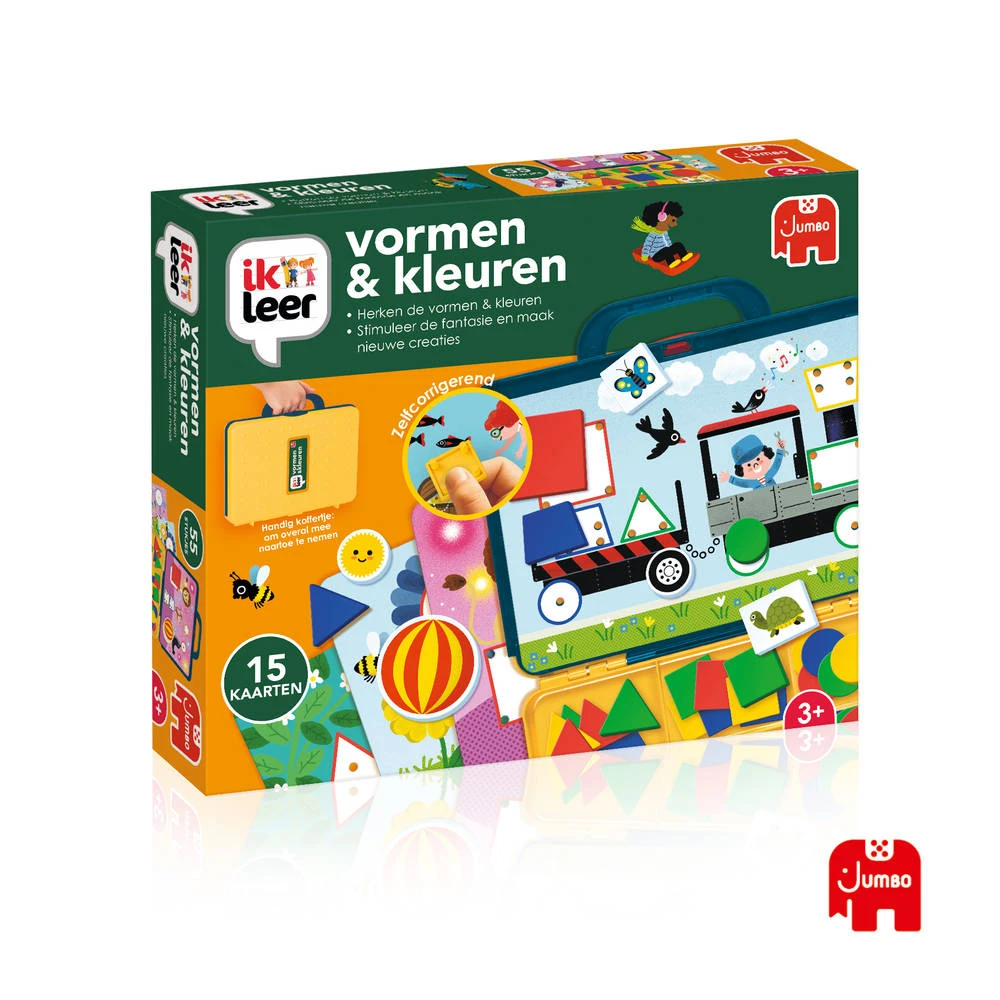 Jumbo Ik Leer Vormen En Kleuren Met 15 Opdrachtkaarten 4 Jumbo Ik Leer Vormen En Kleuren Met 15 Opdrachtkaarten - Afbeelding 2
