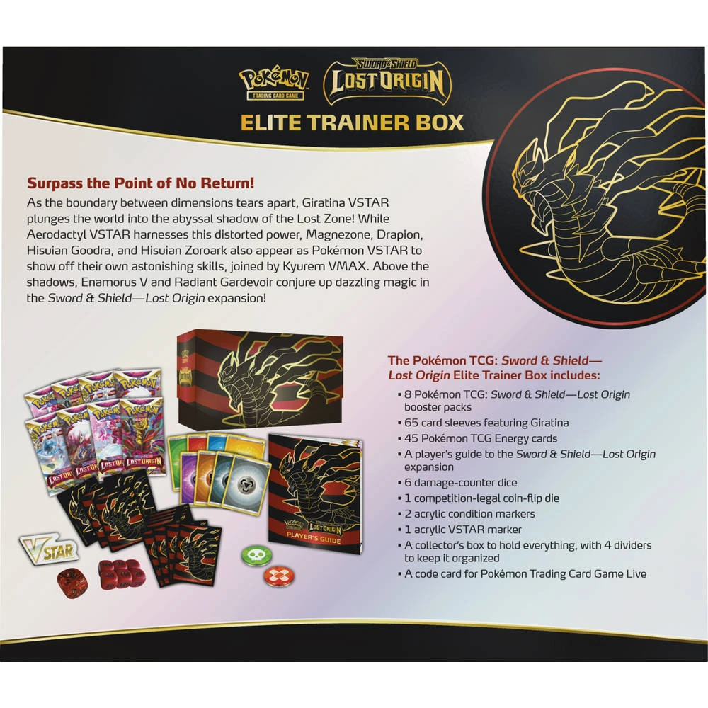 ASMODEE Pokémon TCG Sword & Shield 11: Lost Origin Elite Trainer Box 8 ASMODEE Pokémon TCG Sword & Shield 11: Lost Origin Elite Trainer Box - Afbeelding 6