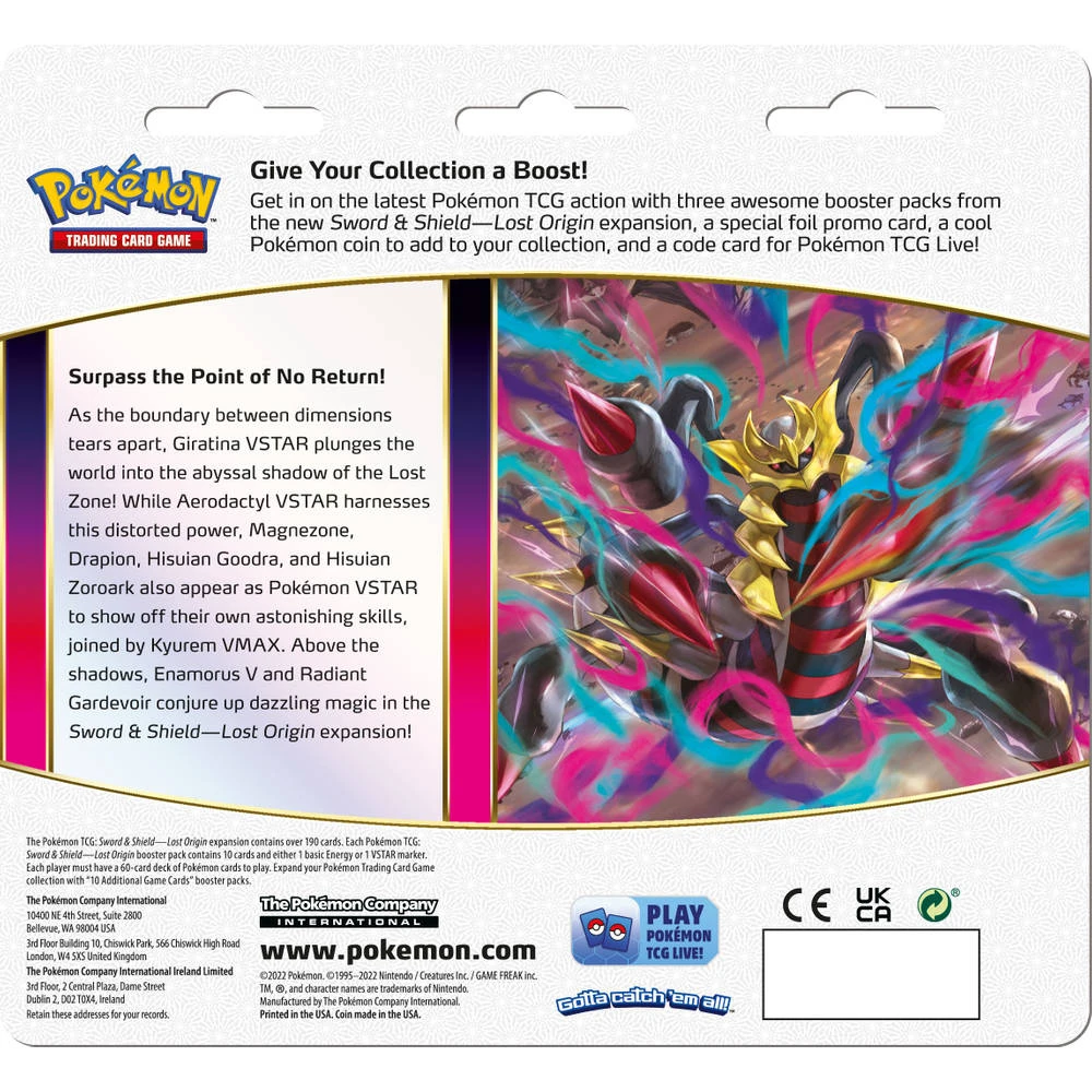 ASMODEE Pokémon TCG Sword & Shield: Lost Origin 3 Boosterblister Regigigas 4 ASMODEE Pokémon TCG Sword & Shield: Lost Origin 3 Boosterblister Regigigas - Afbeelding 2