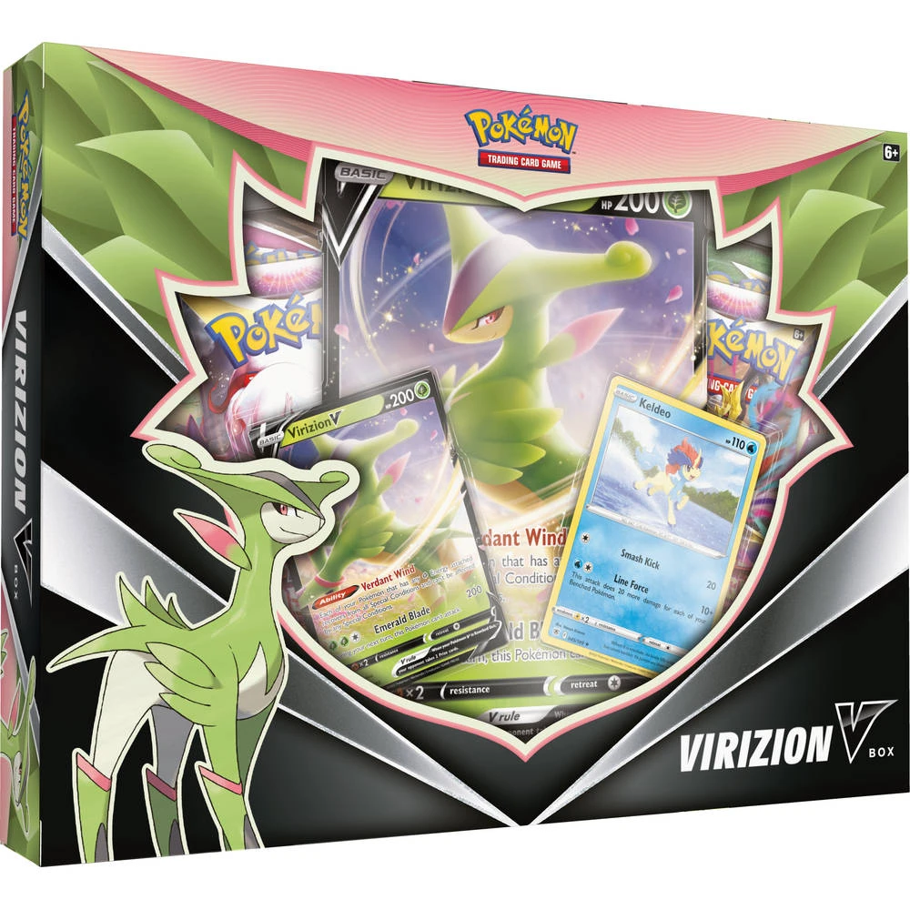 ASMODEE Pokémon TCG Virizion V Box 3 ASMODEE Pokémon TCG Virizion V Box