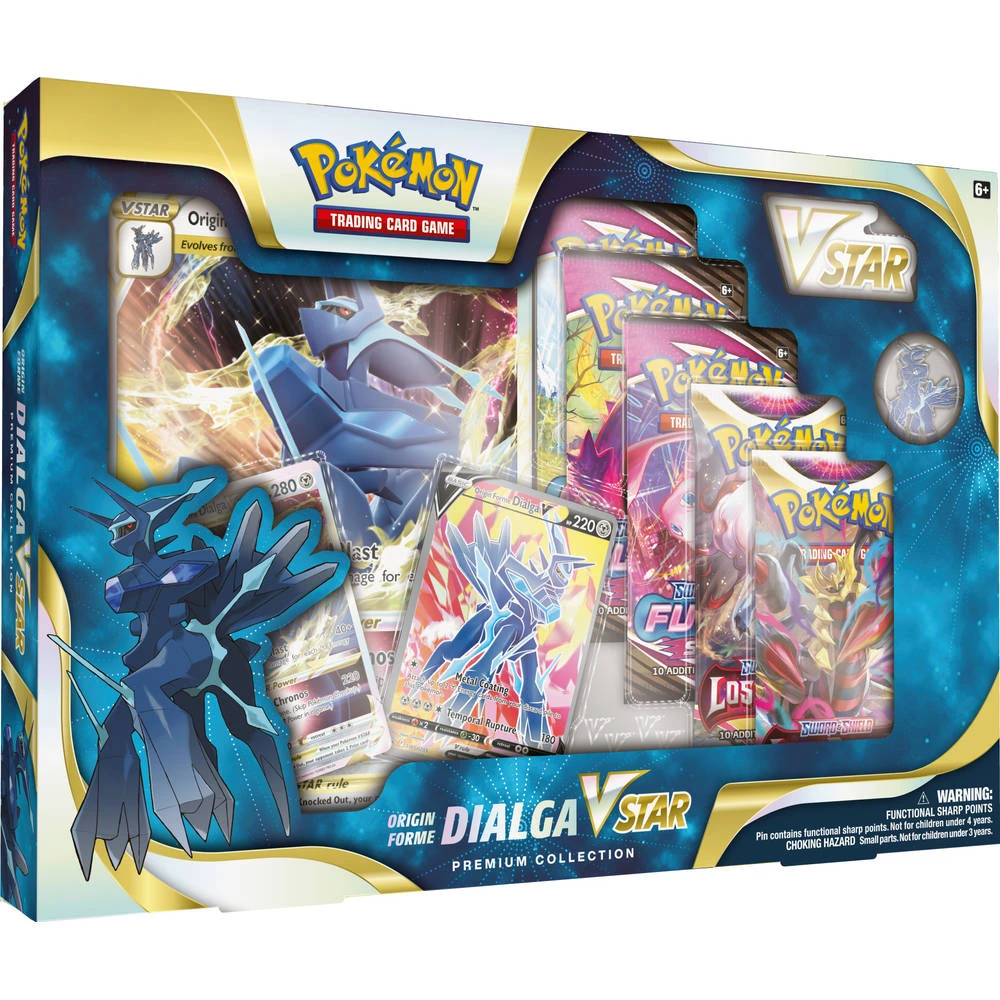 ASMODEE Pokémon TCG Dialga VSTAR Premium Collection 3 ASMODEE Pokémon TCG Dialga VSTAR Premium Collection