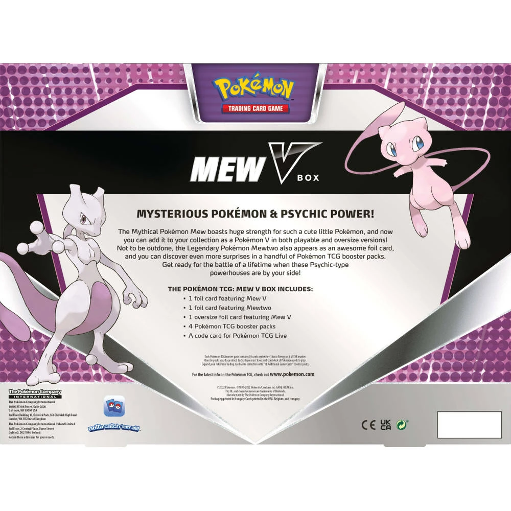 ASMODEE Pokémon TCG Mew V Box 4 ASMODEE Pokémon TCG Mew V Box - Afbeelding 2