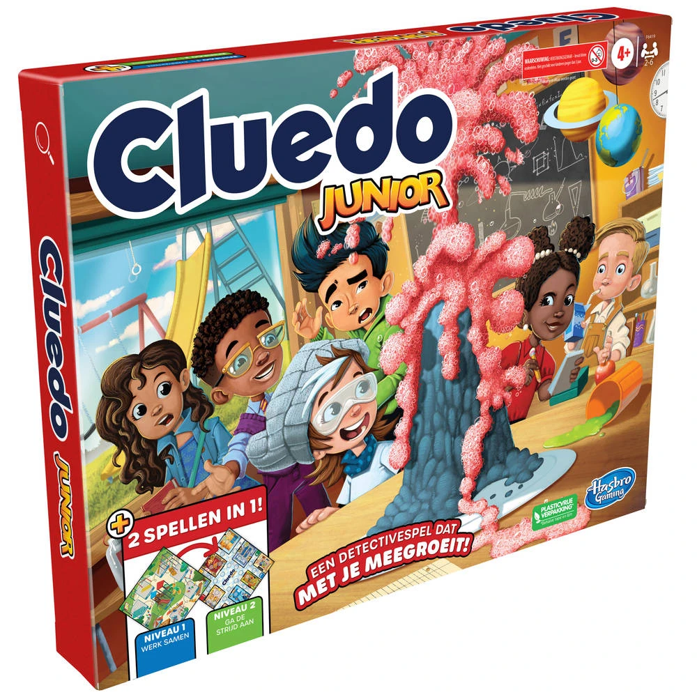 Hasbro Gaming Cluedo Junior 2-in-1 Detectivespel 3 Hasbro Gaming Cluedo Junior 2-in-1 Detectivespel