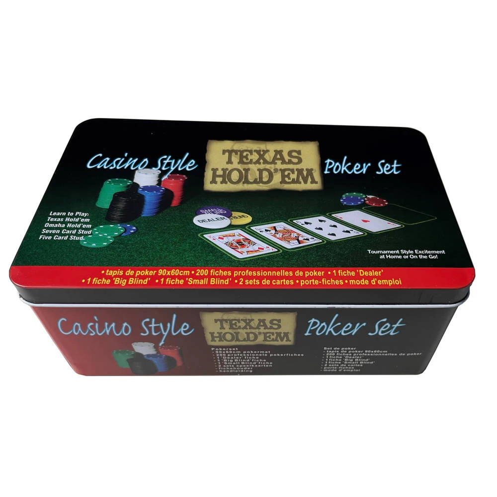 Johntoy Poker Chips In Tin Box Set 3 Johntoy Poker Chips In Tin Box Set