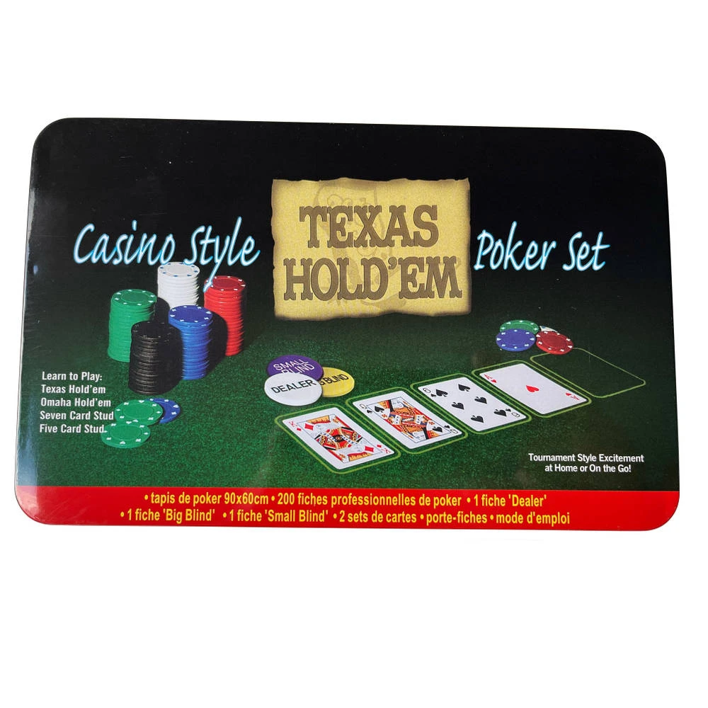 Johntoy Poker Chips In Tin Box Set 4 Johntoy Poker Chips In Tin Box Set - Afbeelding 2