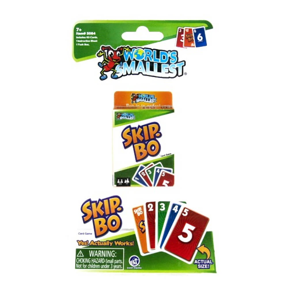 No Brand World's Smallest Skip-Bo 3 No Brand World's Smallest Skip-Bo