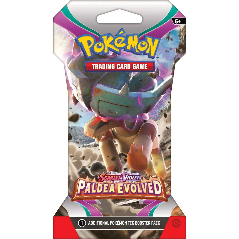 ASMODEE Pokémon TCG Scarlet & Violet Paldea Evolved Sleeved Booster 6 ASMODEE Pokémon TCG Scarlet & Violet Paldea Evolved Sleeved Booster - Afbeelding 4