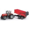 Bruder 2045 - Massey Ferguson 7480 Met Kiepende Aanhanger Rood -Speelgoed Promotie bruder bruder 2045 massey ferguson 7480 met kiepen