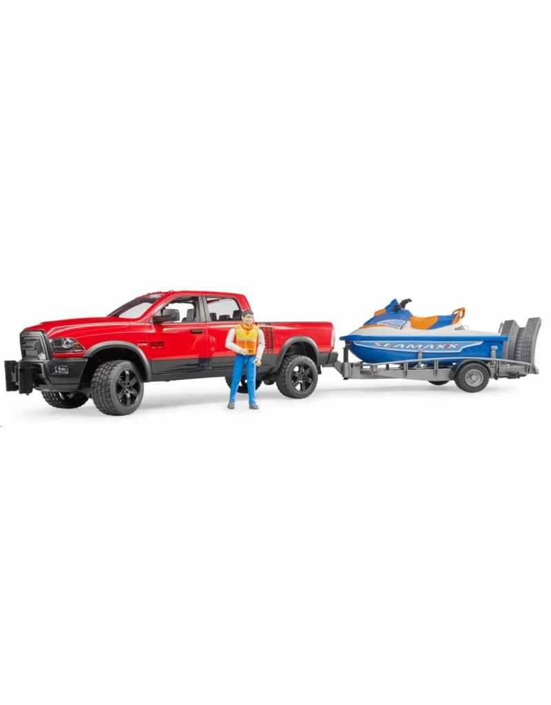 Bruder 2503 - RAM 25 Power Wagon Met Aanhanger En Waterscooter 4 Bruder 2503 - RAM 25 Power Wagon Met Aanhanger En Waterscooter - Afbeelding 2
