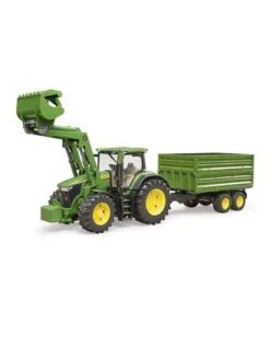 Bruder 3155 - John Deere 7R Met Voorlader En Aanhanger -Speelgoed Promotie bruder bruder 3155 john deere 7r met voorlader en 2