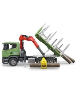 Bruder 3524 - Scania Houttransporter Met Kraan En 3 Boomstammen -Speelgoed Promotie bruder bruder 3524 scania houttransporter met kraa 2