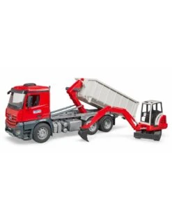Bruder 3624 - MB Arocs Met Afrolcontainer En Schaeff HR16 Minibagger 11 Bruder 3624 - MB Arocs Met Afrolcontainer En Schaeff HR16 Minibagger -Speelgoed Promotie bruder bruder 3624 mb arocs met afrolcontainer en 4