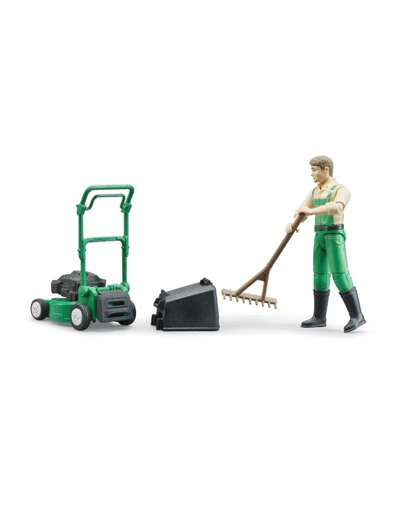 Bruder 62103 -Tuinman Met Grasmaaier 7 Bruder 62103 -Tuinman Met Grasmaaier - Afbeelding 5