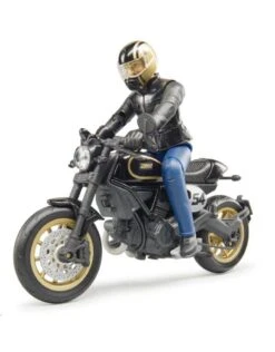 Bruder 63050 - Ducati Scrambler Cafe Racer En Berijder