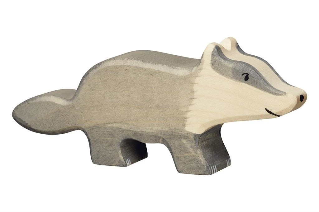 Holztiger Bosdieren: das 13x2x5cm, hout 3 Holztiger Bosdieren: das 13x2x5cm, hout