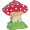 Holztiger Bosdieren: vliegenzwam 5x2x7cm, hout -Speelgoed Promotie holztiger bosdierenvliegenzwam5x2x7cmhout