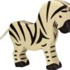 Holztiger Wildernis: zebra 15x3x14cm, hout -Speelgoed Promotie holztiger wilderniszebra15x3x14cmhout