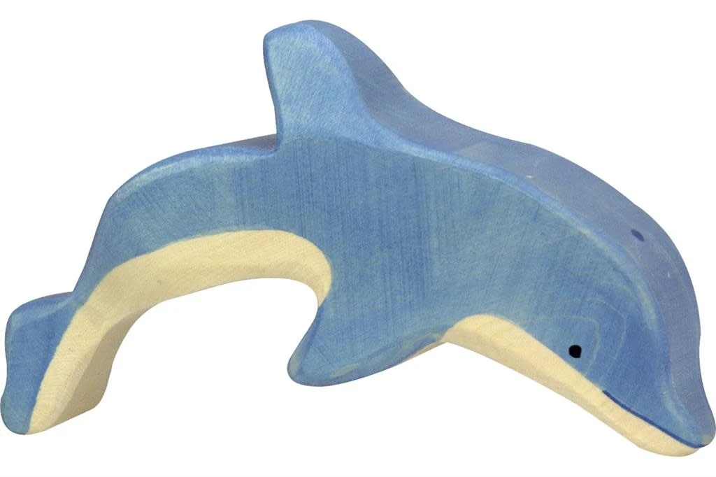 Holztiger Zeedieren: dolfijn 17x3x9cm, hout 3 Holztiger Zeedieren: dolfijn 17x3x9cm, hout