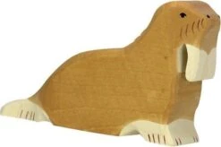 Holztiger Zeedieren: walrus 16x3x9cm, hout