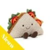 Jellycat Knuffels - Amuseable Sandwich, 13cm -Speelgoed Promotie jellycat knuffels amuseable sandwich 13cm