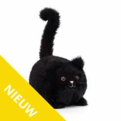 Jellycat Knuffels - Zwarte Kitten, 10cm (Kitten Caboodle Black)