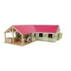 Kids Globe 610210 - Paardenhoekstal Met3 Boxen En Berging1:24 Wit/roze (geschikt Voor Schleich) -Speelgoed Promotie kids globe 610210 paardenhoekstal met3 boxen en be
