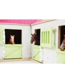 Kids Globe 610210 - Paardenhoekstal Met3 Boxen En Berging1:24 Wit/roze (geschikt Voor Schleich) 7 Kids Globe 610210 - Paardenhoekstal Met3 Boxen En Berging1:24 Wit/roze (geschikt Voor Schleich) -Speelgoed Promotie kids globe 610210 paardenhoekstal met3 boxen en be 2