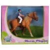 Kids Globe 640078A - Paard (lichtbruin) Met Amazone 1:24 (geschikt Voor SCHLEICH) 2 Kids Globe 640078A - Paard (lichtbruin) Met Amazone 1:24 (geschikt Voor SCHLEICH) -Speelgoed Promotie kids globe 640078a paard lichtbruin met amazone 12